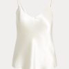 Cream Women’s Ralph Lauren Silk Camisole Tops