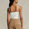 Cream Women’s Ralph Lauren Silk Camisole Tops