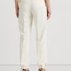 Cream Women’s Ralph Lauren Stretch Cady Tapered Pants Cream Women’s Ralph Lauren Stretch Cady Tapered Pants