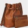 Cuoio Women’s Ralph Lauren Leather Large Bellport Bucket Bags Cuoio Women’s Ralph Lauren Leather Large Bellport Bucket Bags