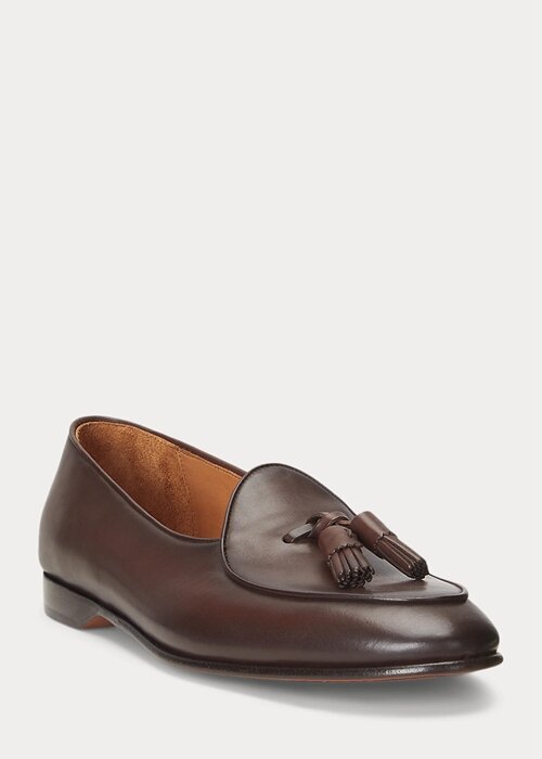 Dark Brown Men’s Ralph Lauren Belvin Calfskin Dress Shoes Dark Brown Men’s Ralph Lauren Belvin Calfskin Dress Shoes