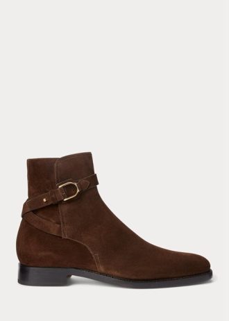 Dark Brown Men’s Ralph Lauren Welington Calf-Suede Boots Dark Brown Men’s Ralph Lauren Welington Calf-Suede Boots