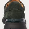 Dark Green Men’s Ralph Lauren Ethan Calf-Suede Sneakers Dark Green Men’s Ralph Lauren Ethan Calf-Suede Sneakers
