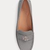 Dark Grey Women’s Ralph Lauren Barnsbury Nappa Leather Driver Loafers Dark Grey Women’s Ralph Lauren Barnsbury Nappa Leather Driver Loafers
