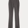 Dark Grey Women’s Ralph Lauren Stretch-Wool Blend Twill Leggings