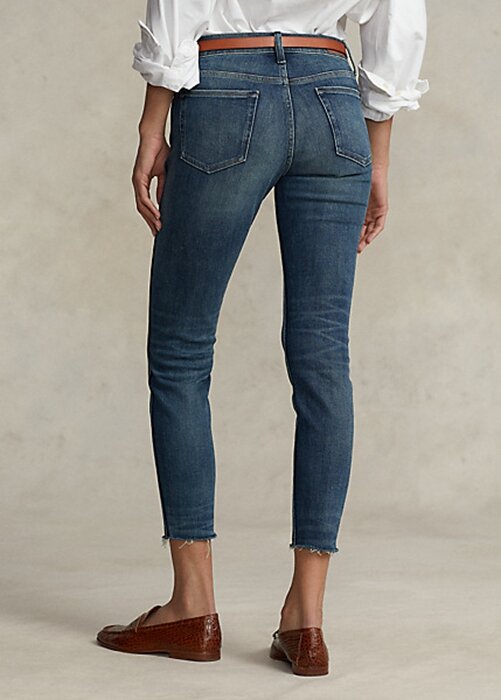 Dark Indigo Women’s Ralph Lauren Tompkins Skinny Crop Jeans Dark Indigo Women’s Ralph Lauren Tompkins Skinny Crop Jeans