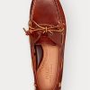 Deep Brown Men’s Ralph Lauren Merton Leather Casual Shoes
