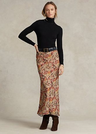 Flower Women’s Ralph Lauren Floral Crinkled Georgette Skirts