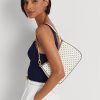 French Navy Dot/Cream Women’s Ralph Lauren Polka-Dot Leather Medium Handbag French Navy Dot/Cream Women’s Ralph Lauren Polka-Dot Leather Medium Handbag