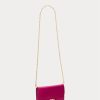 Fuschia Berry Women’s Ralph Lauren Leather Medium Adair Crossbody Bags