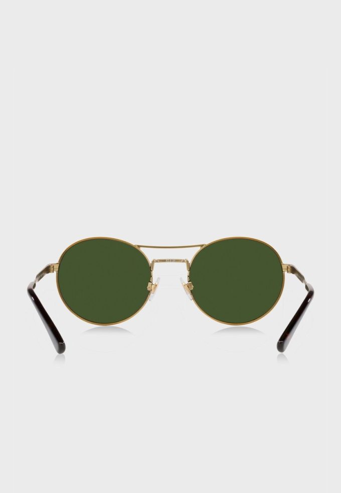 Gold Men’s Ralph Lauren 0Ph3142 Round Sunglasses