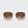 Gold Women’s Ralph Lauren 0Ra4136 Oversized Sunglasses Gold Women’s Ralph Lauren 0Ra4136 Oversized Sunglasses