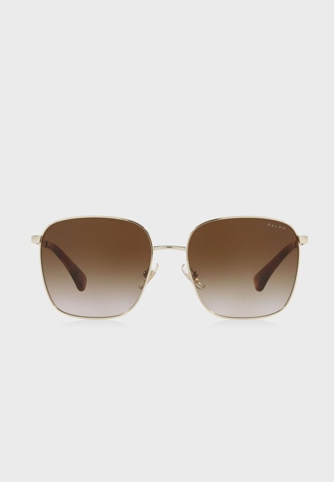 Gold Women’s Ralph Lauren 0Ra4136 Oversized Sunglasses Gold Women’s Ralph Lauren 0Ra4136 Oversized Sunglasses