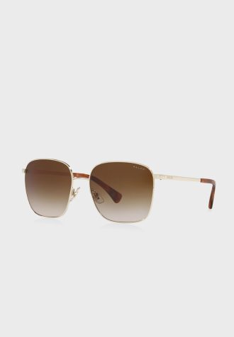 Gold Women’s Ralph Lauren 0Ra4136 Oversized Sunglasses