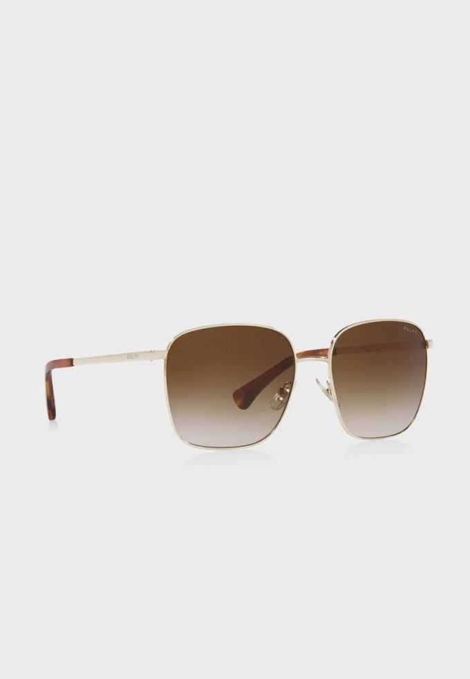 Gold Women’s Ralph Lauren 0Ra4136 Oversized Sunglasses Gold Women’s Ralph Lauren 0Ra4136 Oversized Sunglasses