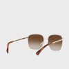 Gold Women’s Ralph Lauren 0Ra4136 Oversized Sunglasses Gold Women’s Ralph Lauren 0Ra4136 Oversized Sunglasses