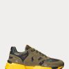 Green / Camo Men’s Ralph Lauren Jogger Suede & Camo Ripstop Sneakers Green / Camo Men’s Ralph Lauren Jogger Suede & Camo Ripstop Sneakers