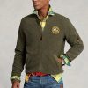 Green Men’s Ralph Lauren Brushed Fleece Bomber Jackets