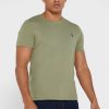 Green Men’s Ralph Lauren Chest Logo Crew Neck T Shirts Green Men’s Ralph Lauren Chest Logo Crew Neck T Shirts