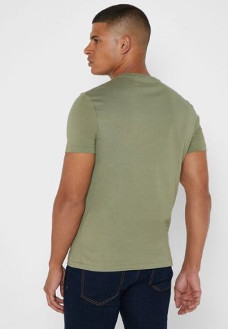 Green Men’s Ralph Lauren Chest Logo Crew Neck T Shirts