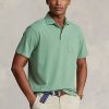 Green Men’s Ralph Lauren Classic Fit Cotton-Linen Polo Shirts