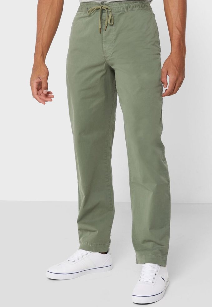 Green Men’s Ralph Lauren Drawstring Relaxed Fit Chinos Pants Green Men’s Ralph Lauren Drawstring Relaxed Fit Chinos Pants