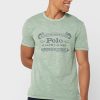 Green Men’s Ralph Lauren Logo Crew Neck T Shirts