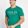 Green Men’s Ralph Lauren Logo Crew Neck T Shirts
