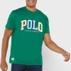 Green Men’s Ralph Lauren Logo Crew Neck T Shirts