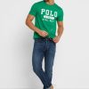 Green Men’s Ralph Lauren Logo Crew Neck T Shirts