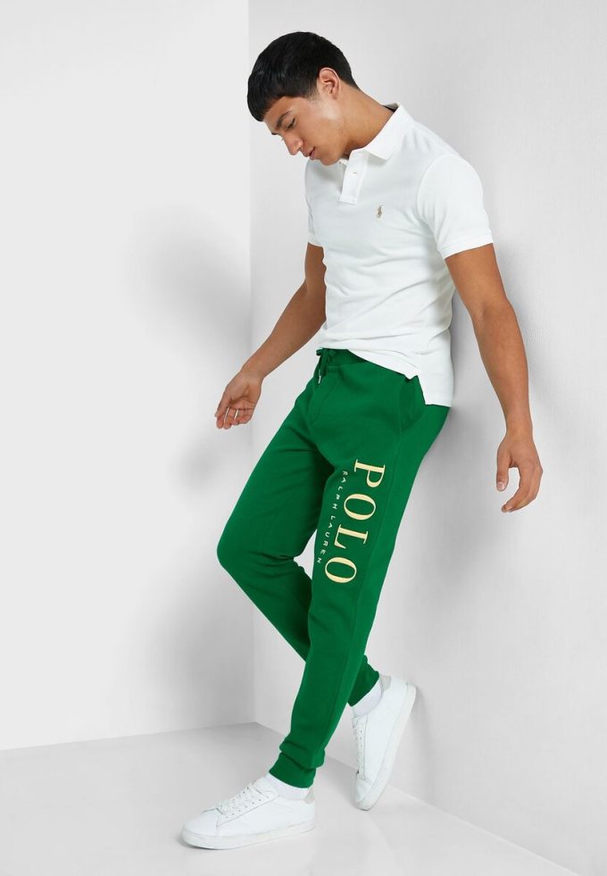 Green Men’s Ralph Lauren Logo Sweatpants