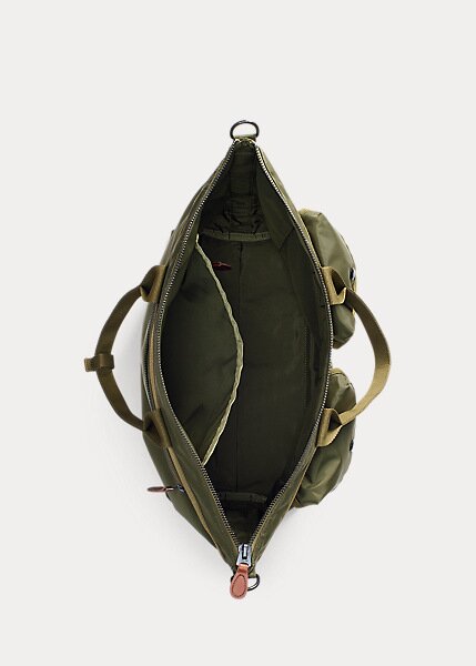 Green Men’s Ralph Lauren Nylon Canvas Utility Messenger Bags Green Men’s Ralph Lauren Nylon Canvas Utility Messenger Bags