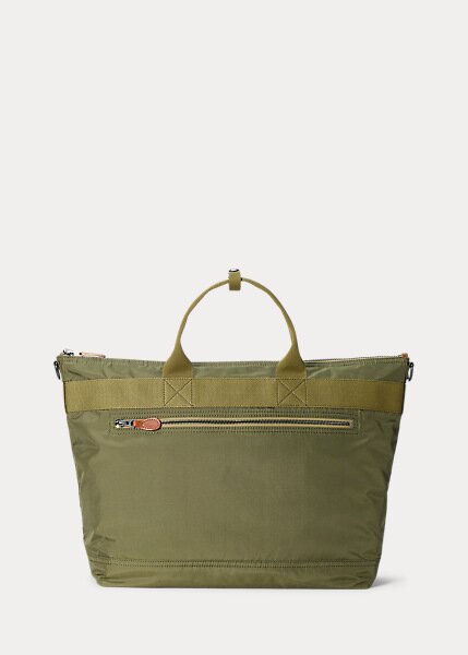 Green Men’s Ralph Lauren Nylon Canvas Utility Messenger Bags Green Men’s Ralph Lauren Nylon Canvas Utility Messenger Bags