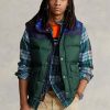 Green Men’s Ralph Lauren Water-repellent Down Western Gilet  Jackets