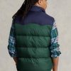 Green Men’s Ralph Lauren Water-repellent Down Western Gilet  Jackets