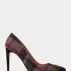Green / Red Women’s Ralph Lauren Celia Plaid Wool Heels Green / Red Women’s Ralph Lauren Celia Plaid Wool Heels