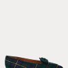 Green Women’s Ralph Lauren Ashtyn Plaid Wool Pointed Loafers
