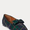 Green Women’s Ralph Lauren Ashtyn Plaid Wool Pointed Loafers
