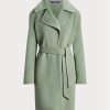 Green Women’s Ralph Lauren Cameo Wool-cashmere Wrap  Coats
