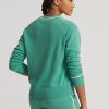 Green Women’s Ralph Lauren Cashmere Crewneck Sweaters