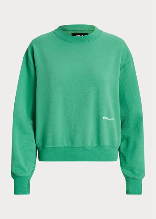 Green Women’s Ralph Lauren Fleece Crewneck Sweatshirts Green Women’s Ralph Lauren Fleece Crewneck Sweatshirts