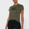 Green Women’s Ralph Lauren Graphic Crew Neck T Shirts