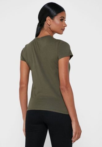 Green Women’s Ralph Lauren Graphic Crew Neck T Shirts