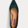 Green Women’s Ralph Lauren Kendrya Black Watch Plaid Ballet Flat Shoes Green Women’s Ralph Lauren Kendrya Black Watch Plaid Ballet Flat Shoes