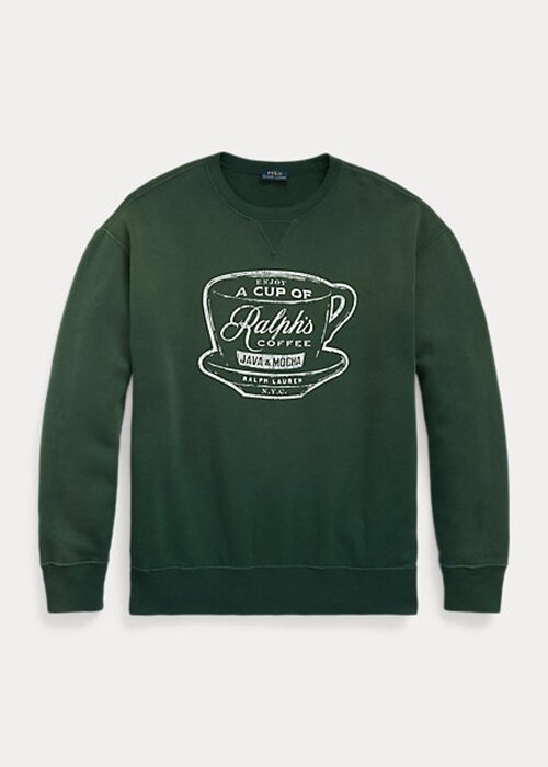 Green Women’s Ralph Lauren Ralph’s Coffee Crewneck Sweatshirts Green Women’s Ralph Lauren Ralph’s Coffee Crewneck Sweatshirts