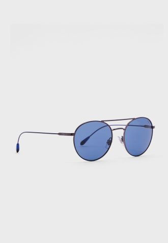 Grey Men’s Ralph Lauren 0Ph3136 Round Sunglasses