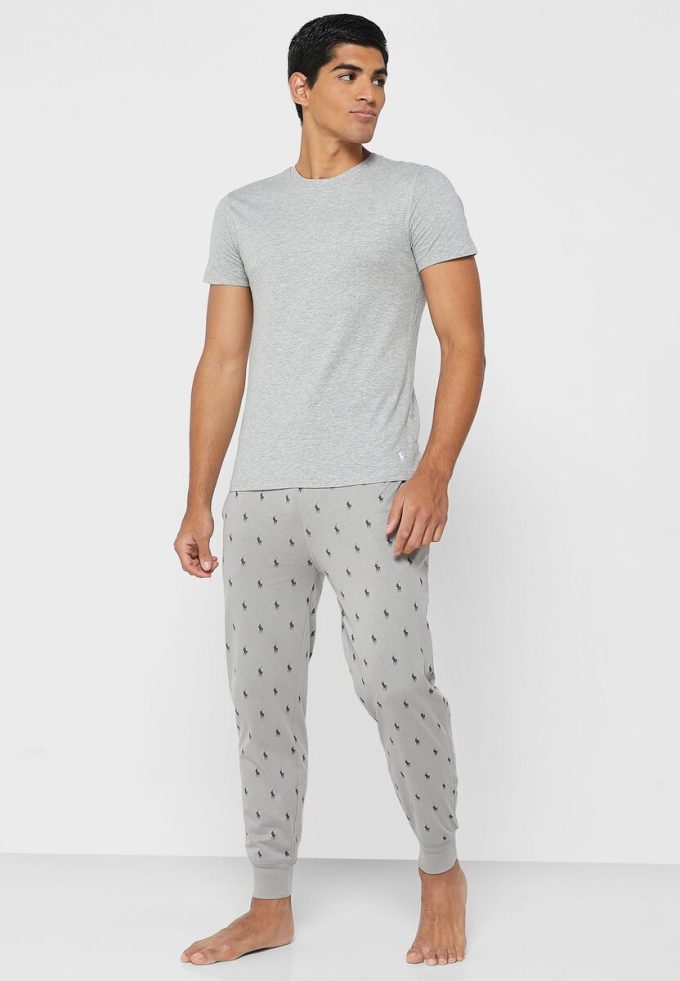 Grey Men’s Ralph Lauren 3 Pack Assorted Crew Neck T Shirts