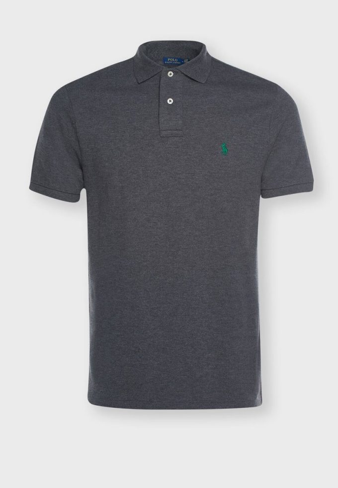 Grey Men’s Ralph Lauren Basic Mesh Polo Shirts