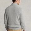 Grey Men’s Ralph Lauren Cotton Quarter-zip Jumper  Sweaters