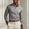 Grey Men’s Ralph Lauren Custom Slim Fit Pique Polo Shirts Grey Men’s Ralph Lauren Custom Slim Fit Pique Polo Shirts